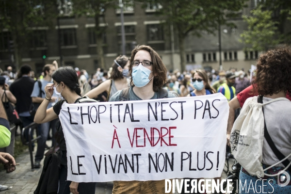 Rassemblement de soutien aux soignants