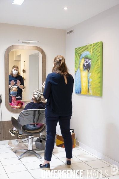 11 mai jour de deconfinement. Epitete salon de coiffure mixte de Saint Remy les chevreuse dans les Yvelines