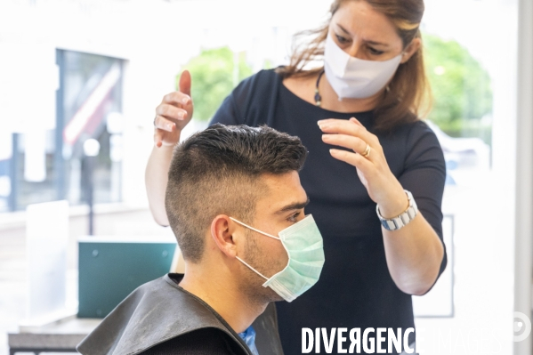 11 mai jour de deconfinement. Epitete salon de coiffure mixte de Saint Remy les chevreuse dans les Yvelines