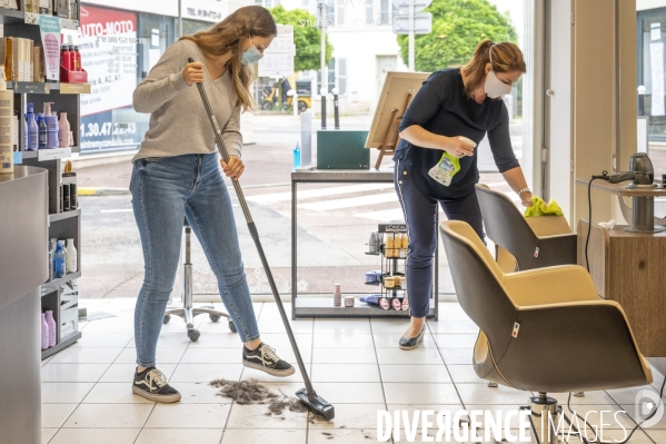 11 mai jour de deconfinement. Epitete salon de coiffure mixte de Saint Remy les chevreuse dans les Yvelines