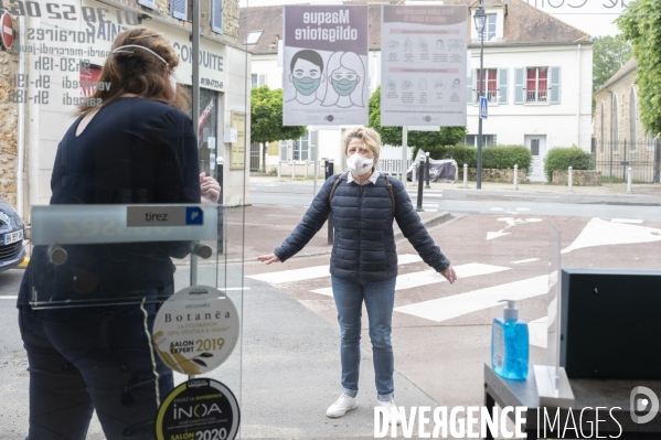 11 mai jour de deconfinement. Epitete salon de coiffure mixte de Saint Remy les chevreuse dans les Yvelines