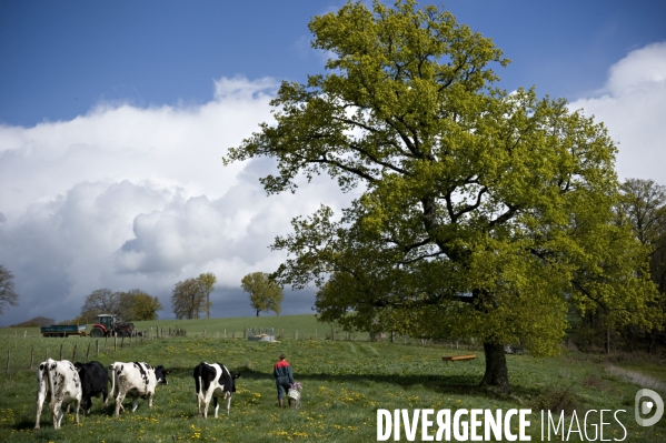 Aurore, jeune femme salariée agricole dans le Limousin.