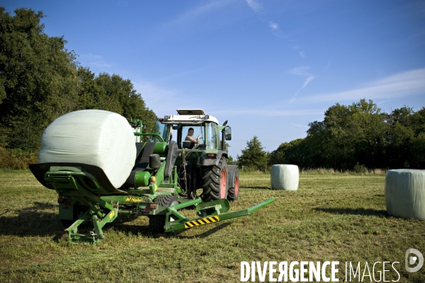 Aurore, jeune femme salariée agricole dans le Limousin.