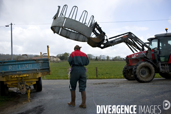 Aurore, jeune femme salariée agricole dans le Limousin.