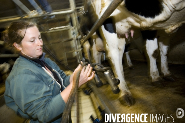 Aurore, jeune femme salariée agricole dans le Limousin.