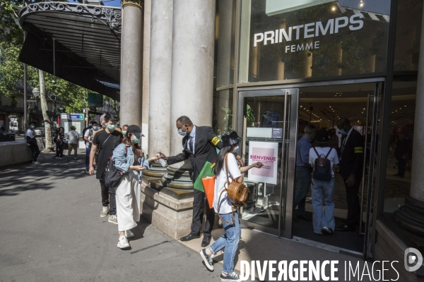 Reouverture du magasin printemps haussmann