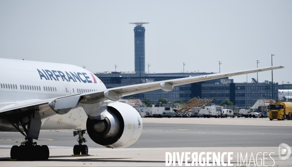 Avions d air france cloués au sol pendant l épidémie de coronavirus