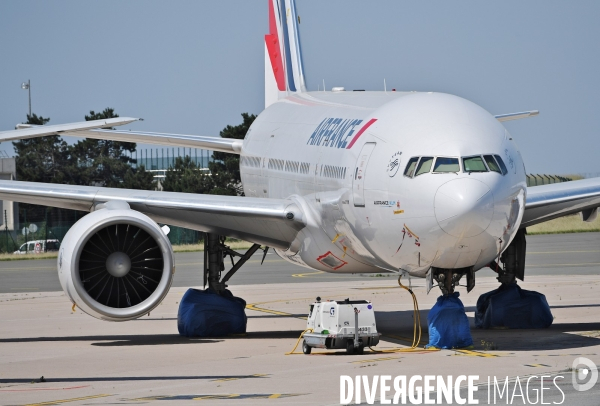 Avions d air france cloués au sol pendant l épidémie de coronavirus