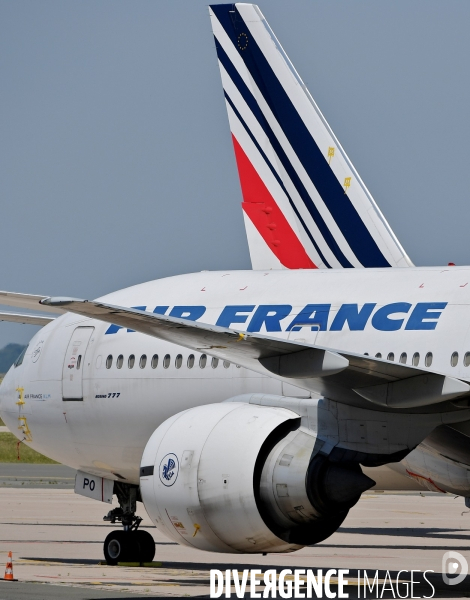 Avions d air france cloués au sol pendant l épidémie de coronavirus