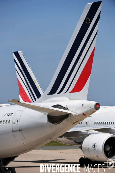 Avions d air france cloués au sol pendant l épidémie de coronavirus