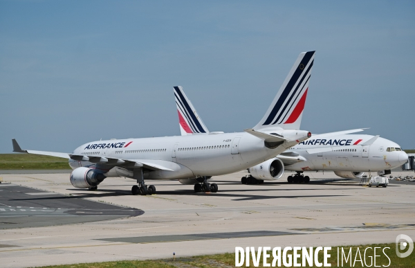 Avions d air france cloués au sol pendant l épidémie de coronavirus