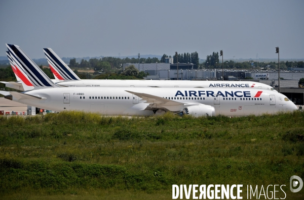 Avions d air france cloués au sol pendant l épidémie de coronavirus