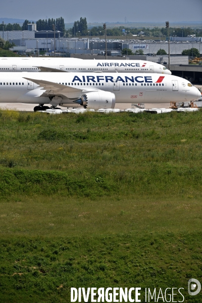 Avions d air france cloués au sol pendant l épidémie de coronavirus