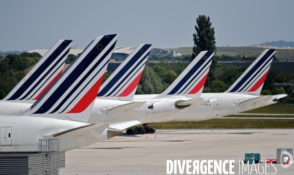 Avions d air france cloués au sol pendant l épidémie de coronavirus