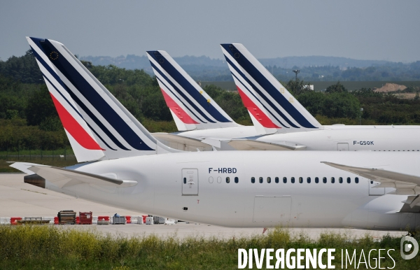 Avions d air france cloués au sol pendant l épidémie de coronavirus