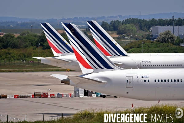 Avions d air france cloués au sol pendant l épidémie de coronavirus