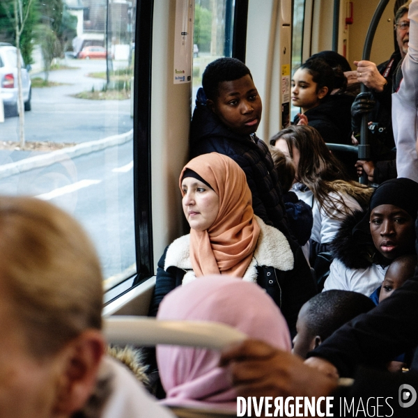 Inauguration tram T4