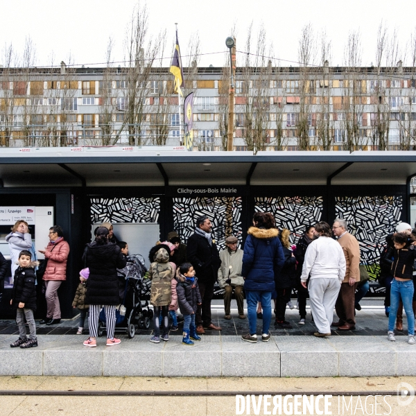 Inauguration tram T4