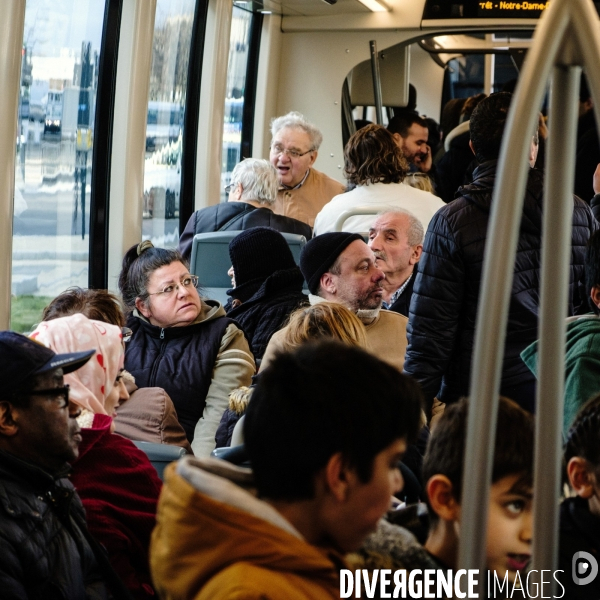 Inauguration tram T4