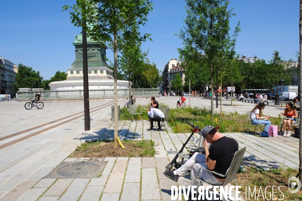 Amenagement et circulation place de la Bastille