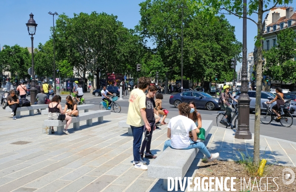 Amenagement et circulation place de la Bastille