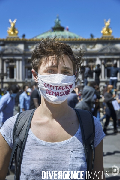 Manifestation des sans papiers à Paris