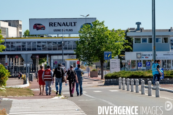 Renault Flins. Annonce des restructurations.