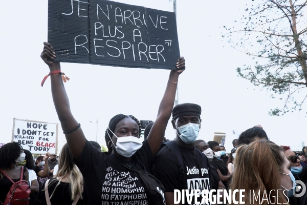 Rassemblement Adama Traoré et George Floyd