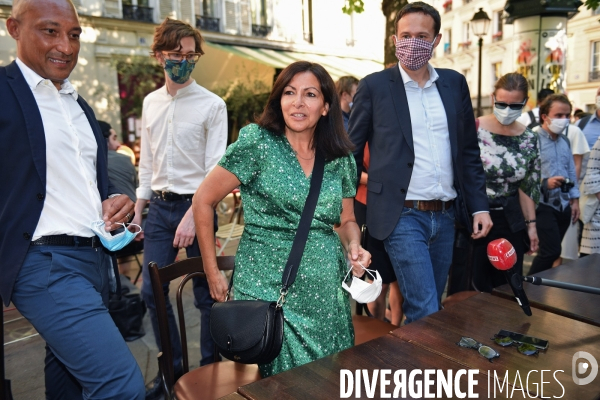 Elections municipales 2020 / Anne Hidalgo avec David Belliard