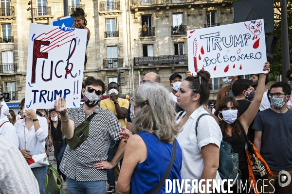 A Paris, manifestation massive en mémoire d Adama Traoré et George Floyd