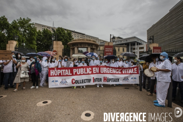 Concentration des personnels hospitaliers à Marseille