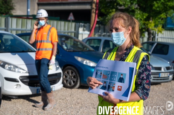 Coronavirus et chantier du Grand Paris Express