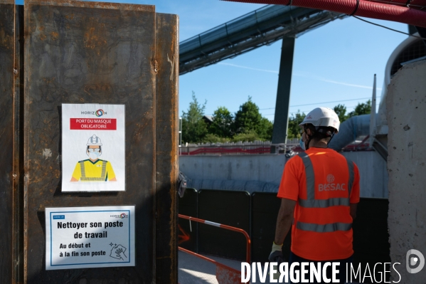 Coronavirus et chantier du Grand Paris Express