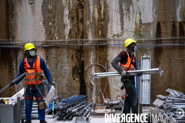 Coronavirus et chantier du Grand Paris Express