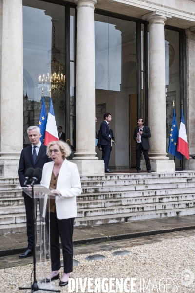 Elysée, réunion avec les partenaires sociaux