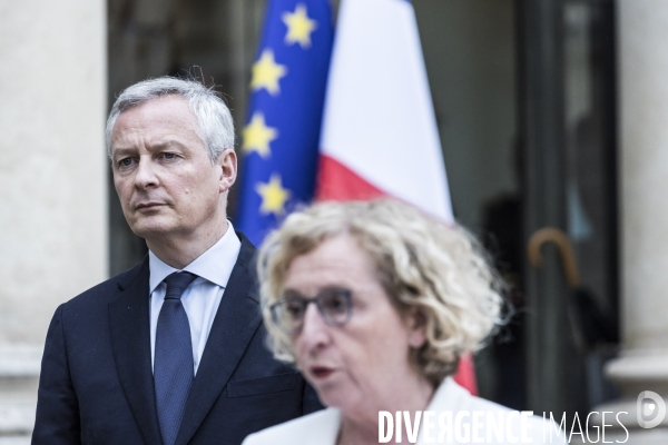 Elysée, réunion avec les partenaires sociaux