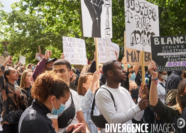 Rassemblement contre les violences et le racisme de la police