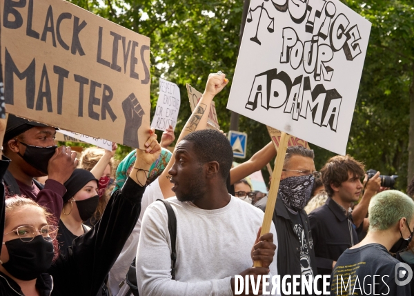 Rassemblement contre les violences et le racisme de la police