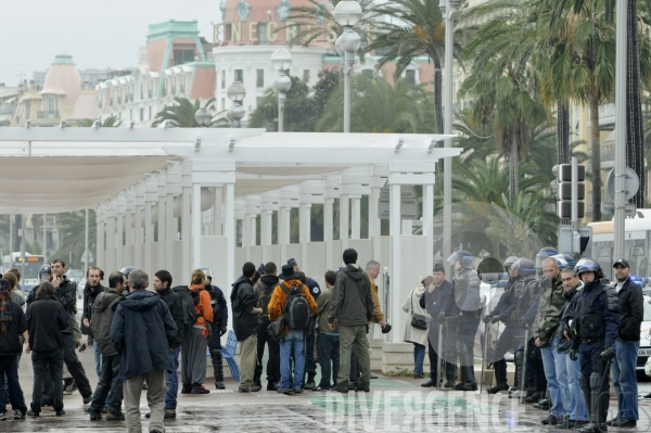 Actions des opposants au sommet du G20 de Cannes