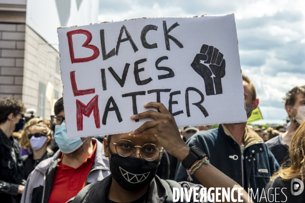 Rassemblement conte les violences policières, place de la Concorde.