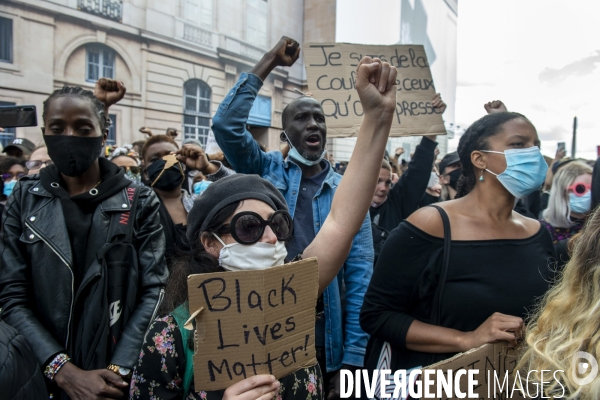 Rassemblement conte les violences policières, place de la Concorde.