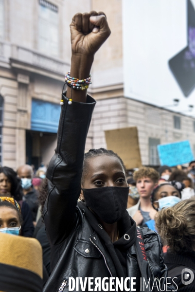 Rassemblement conte les violences policières, place de la Concorde.