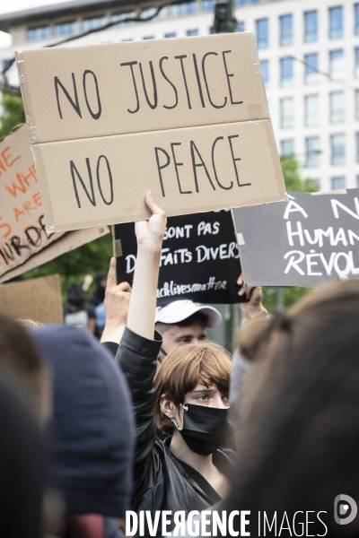 Manifestation Black lives matter Bruxelles 07/06/20