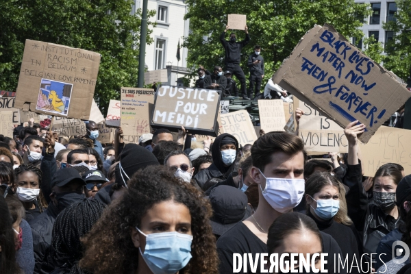 Manifestation Black lives matter Bruxelles 07/06/20