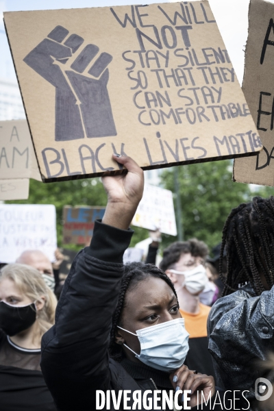 Manifestation Black lives matter Bruxelles 07/06/20