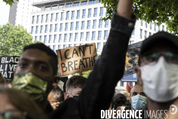 Manifestation Black lives matter Bruxelles 07/06/20