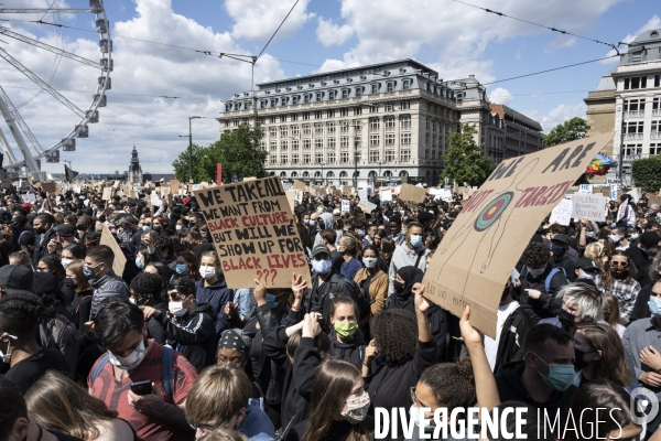 Manifestation Black lives matter Bruxelles 07/06/20