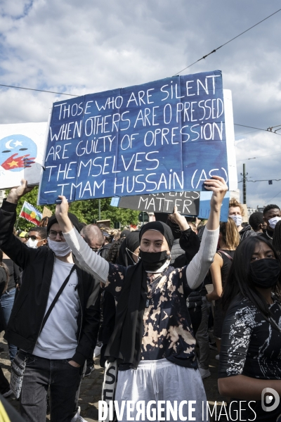 Manifestation Black lives matter Bruxelles 07/06/20