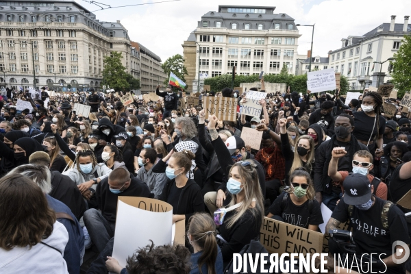 Manifestation Black lives matter Bruxelles 07/06/20