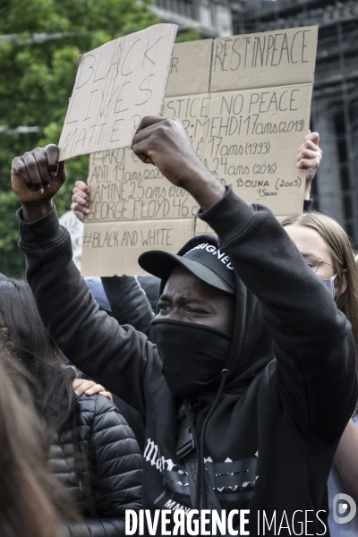 Manifestation Black lives matter Bruxelles 07/06/20